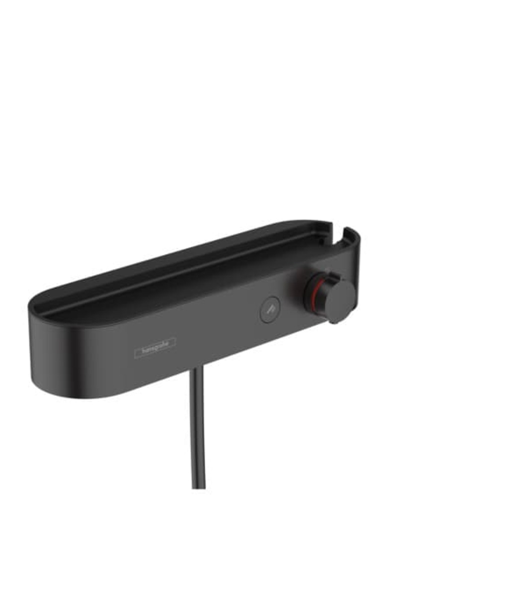 Sprchová baterie Hansgrohe ShowerTablet Select s poličkou 150 mm matná černá 24360670 Hansgrohe
