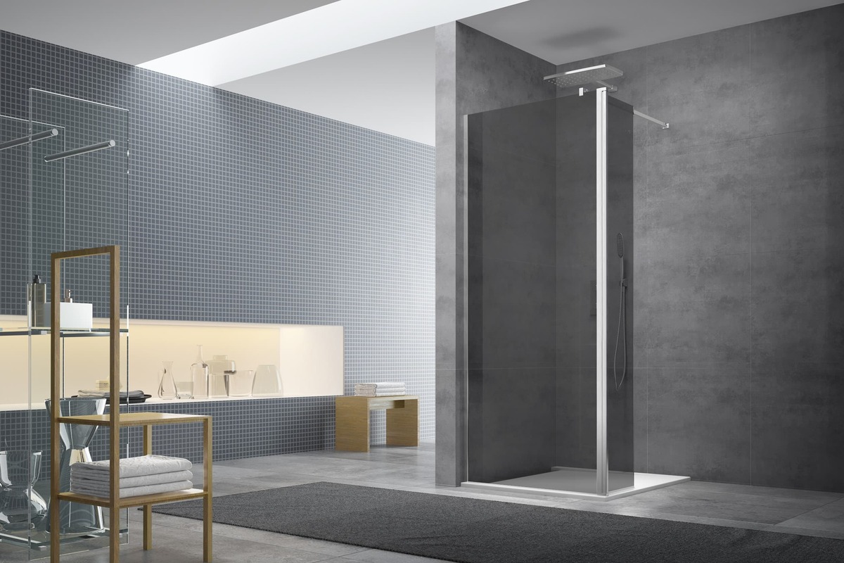 Sprchová zástěna walk-in Walk-In / dveře 110 cm SAT Walk-in SATBWI110KSPRROZ SAT