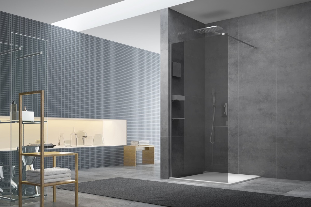 Sprchová zástěna walk-in Walk-In / dveře 120 cm SAT Walk-in SATBWI120KSPRDOPL SAT