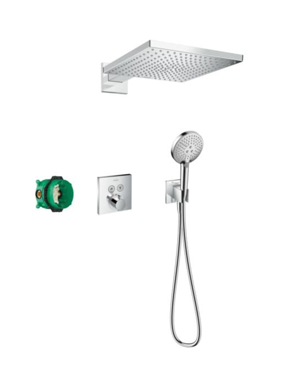 Sprchový systém Hansgrohe Raindance E pod omítku s termostatickou baterií chrom 27952000 Hansgrohe