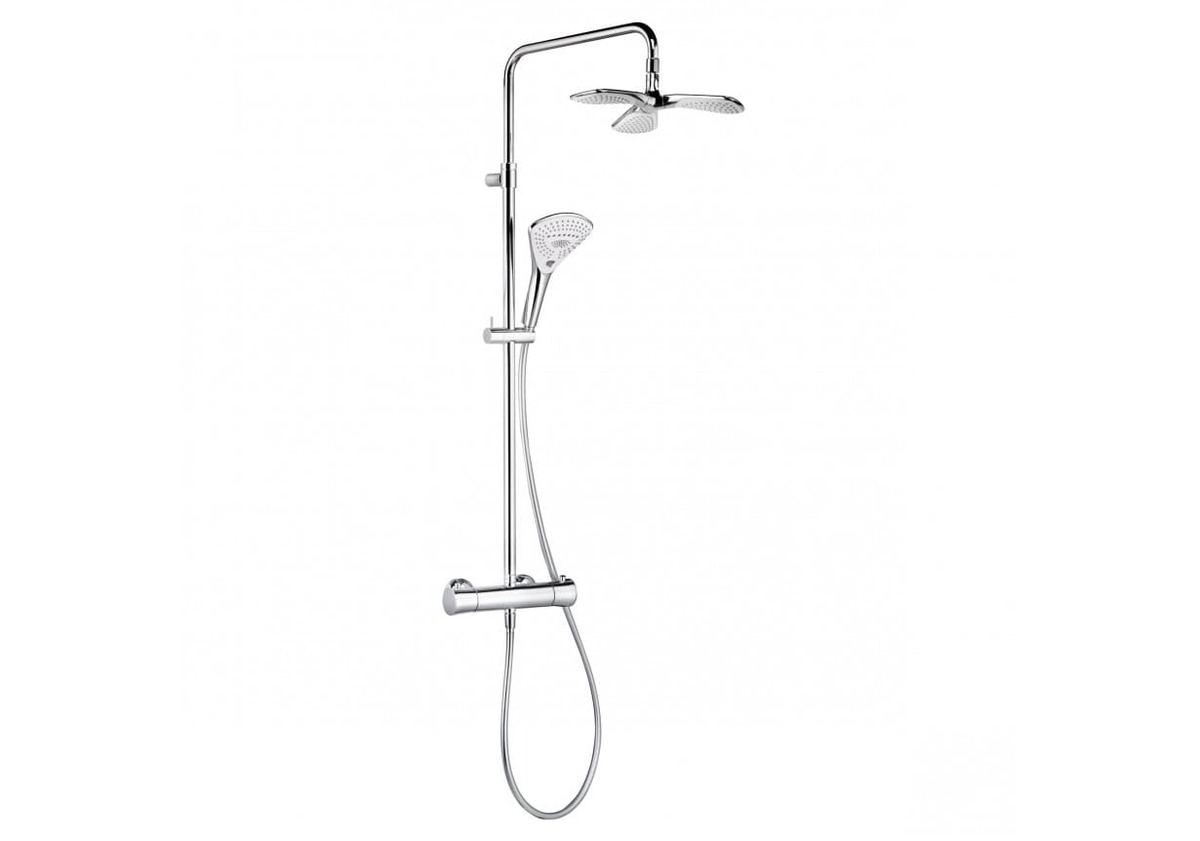 Sprchový systém KLUDI FIZZ na stěnu s termostatickou baterií chrom 6709605-00 Kludi
