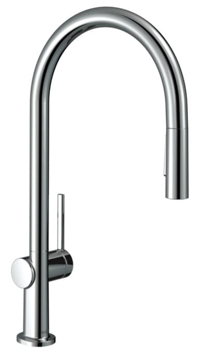 Dřezová baterie Hansgrohe Talis M54 s vytahovací sprškou chrom 72842000 Hansgrohe