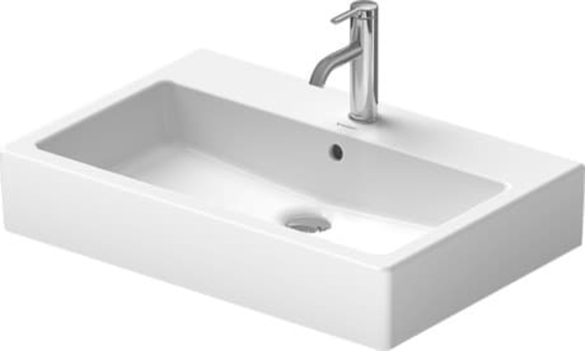 Nábytkové umyvadlo Duravit Vero 70x47 cm otvor pro baterii uprostřed 0454700000 Duravit