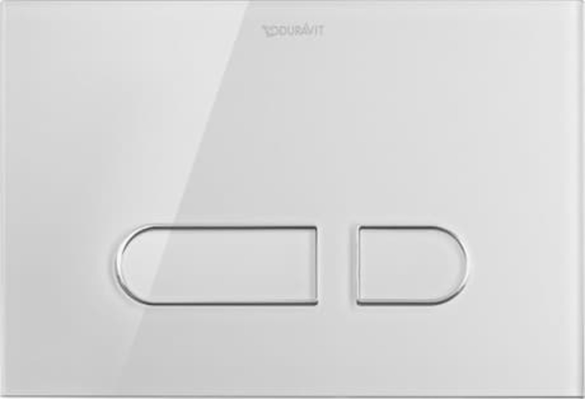 Ovládací tlačítko Duravit A1 sklo bílé WD5002012000 Duravit