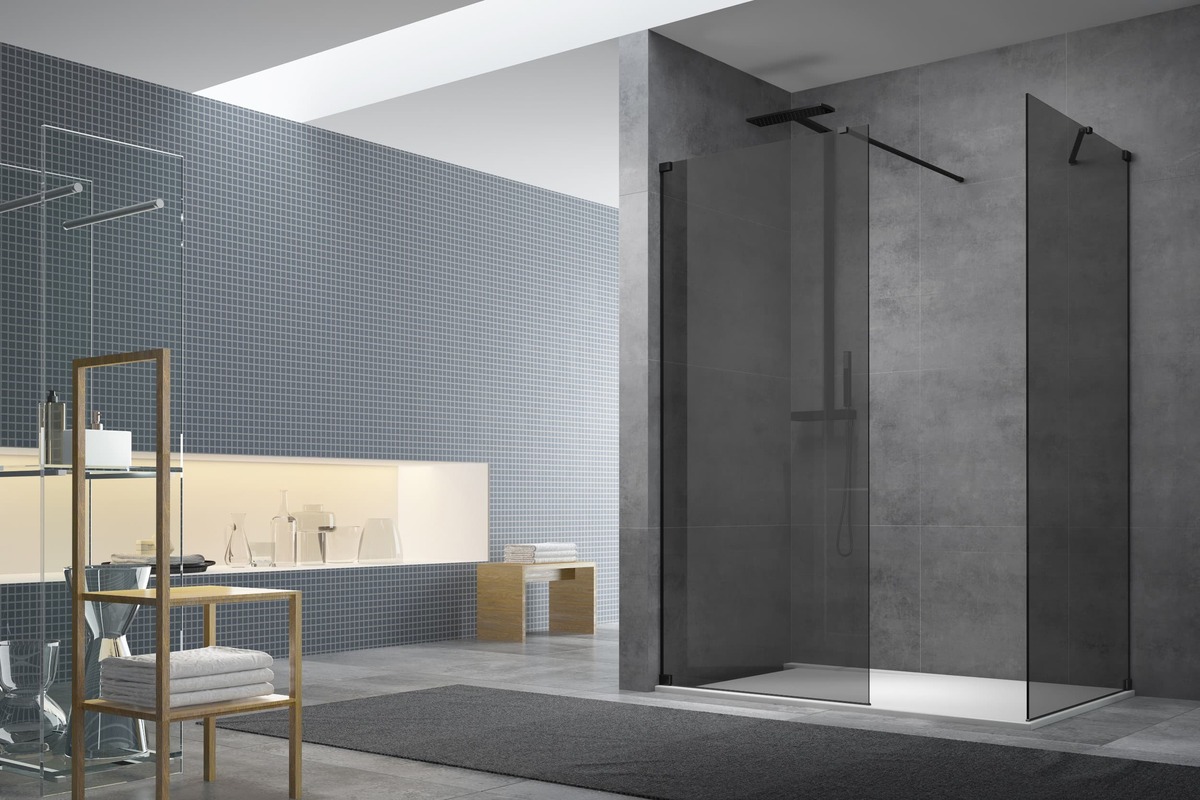 Sprchová zástěna walk-in Walk-In / dveře 100x90 cm SAT Walk-in SATBWI10090KSPAC SAT