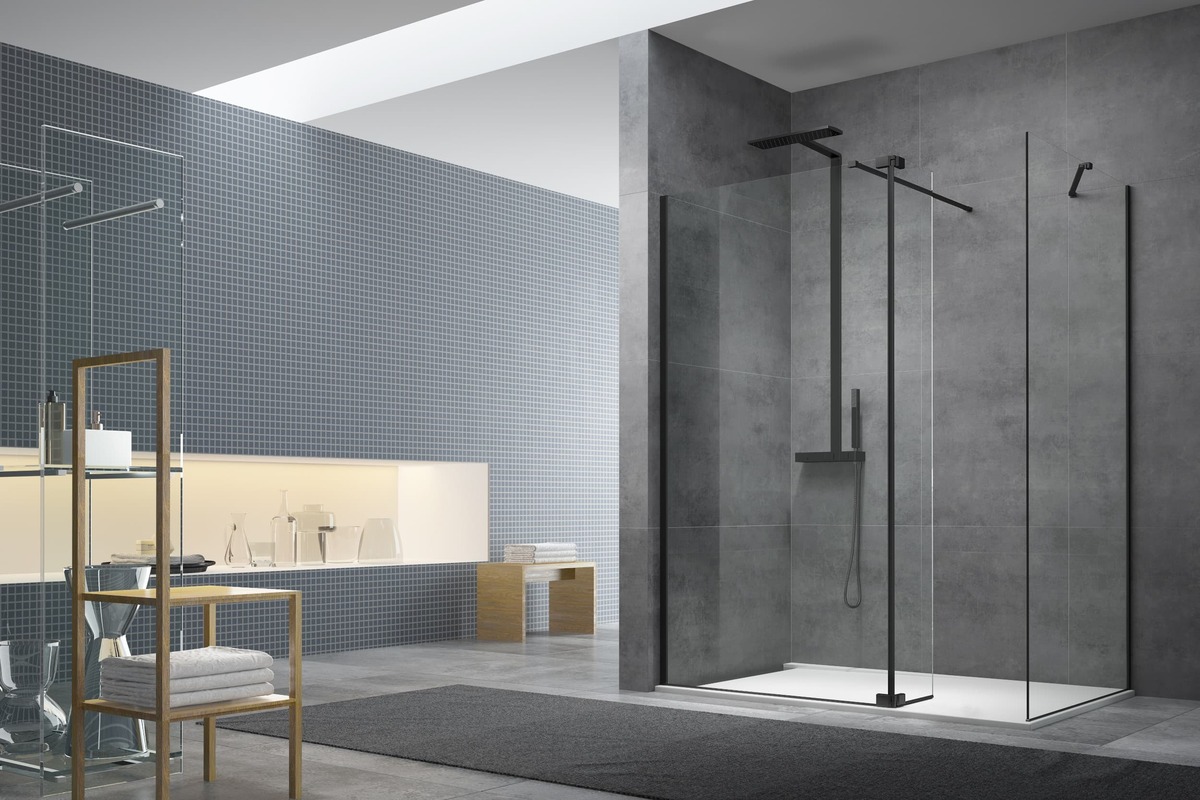 Sprchová zástěna walk-in Walk-In / dveře 110x90 cm SAT Walk-in SATBWI11090PACROZC SAT