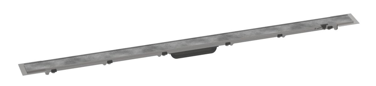 Sprchový žlab Hansgrohe RainDrain Rock 130 cm nerez 56034000 Hansgrohe