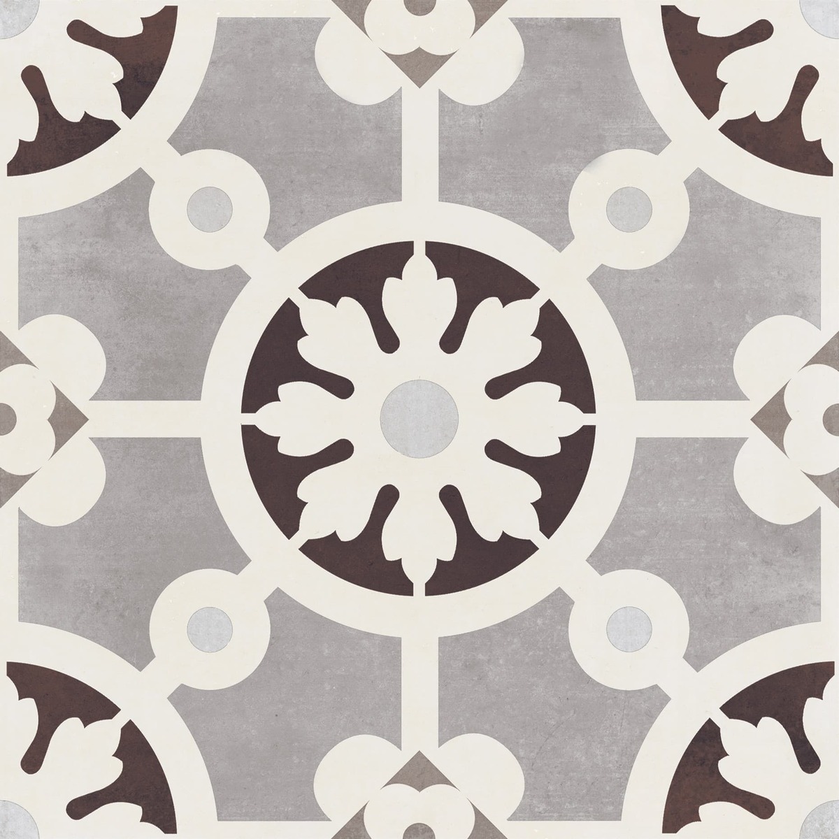 Dlažba Del Conca Paris marrone Bercy 20x20 cm mat 20PR00YMA Del Conca