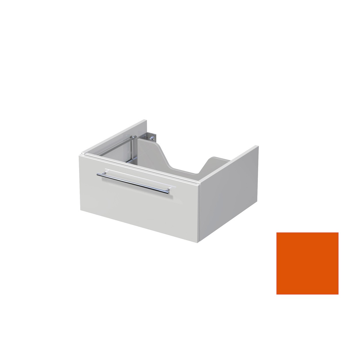 Koupelnová skříňka pod desku Naturel Ratio 60x26x50 cm oranžová mat ZB601Z26.2003M Naturel