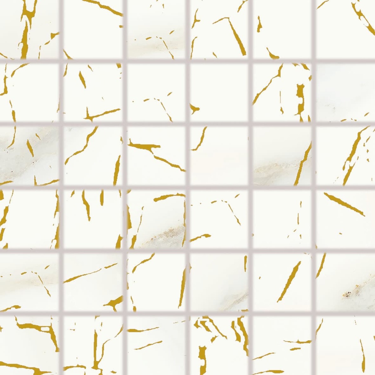 Mozaika Rako Cava zlatá 30x30 cm lesk WDM06831.1 Rako
