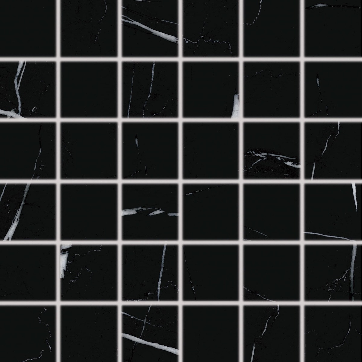 Mozaika Rako Flash černá 30x30 cm mat DDM06833.1 Rako