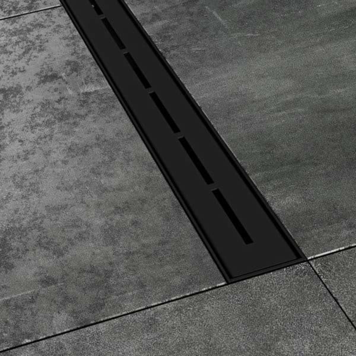 Podlahová vpust Ravak Runway 75 cm černá nerez X01750 Ravak
