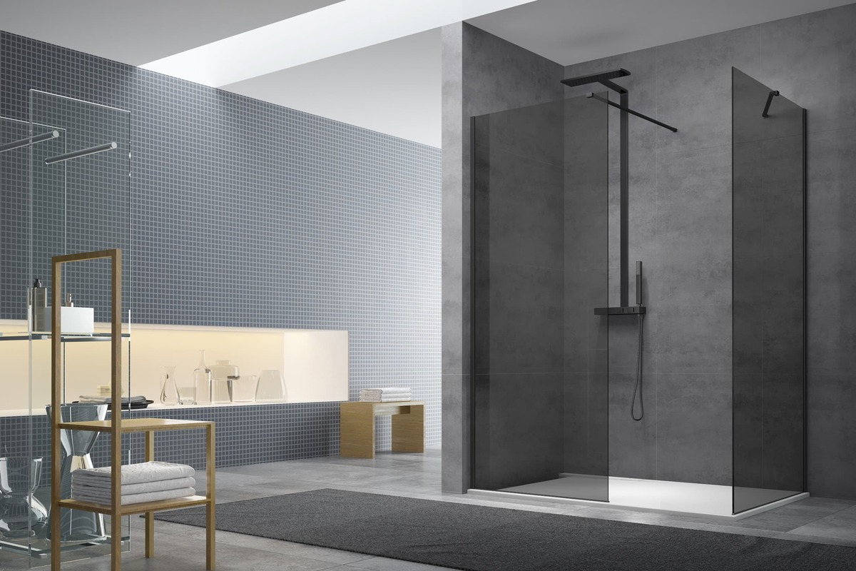 Sprchová zástěna walk-in Walk-In / dveře 140x90 cm SAT Walk-in SATBWI14090KSPRC SAT
