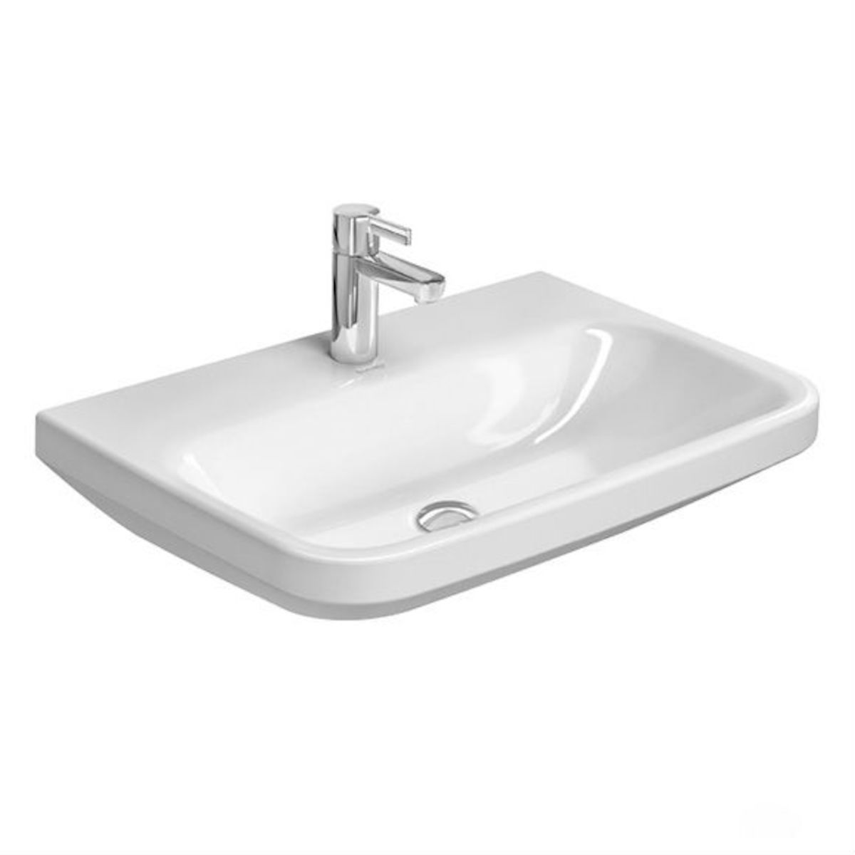 Umyvadlo Duravit Durastyle 65x44 cm otvor pro baterii uprostřed 2324650000 Duravit