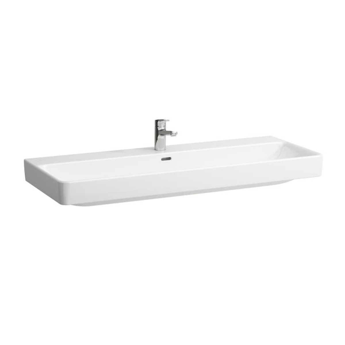 Umyvadlo Laufen PRO S 120x46 cm se dvěma otvory pro baterii H8149654001071 Laufen