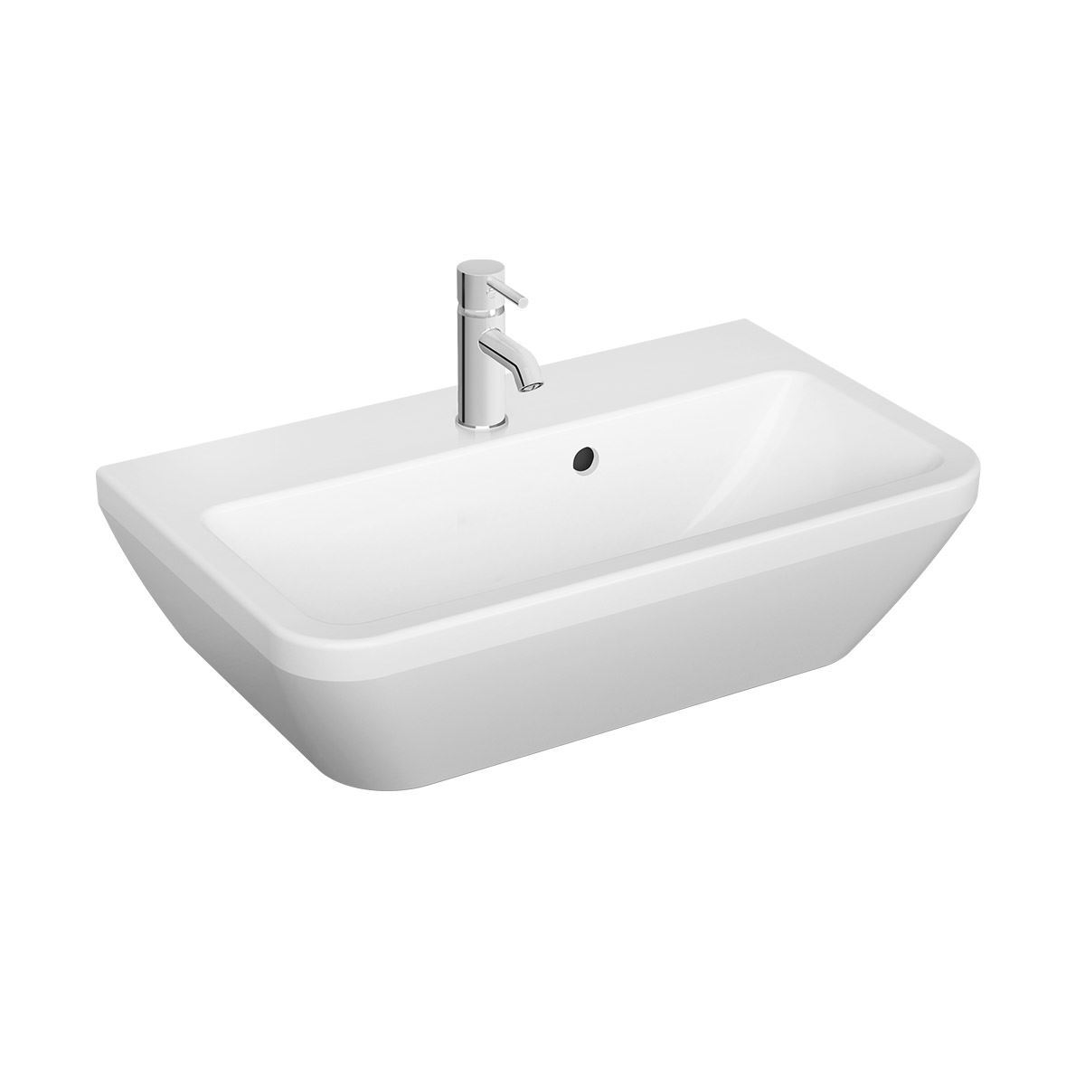 Umyvadlo Vitra Integra 60x36 cm otvor pro baterii uprostřed 7088-003-0001 Vitra