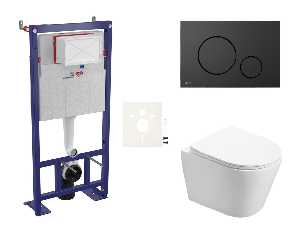 Závěsný wc set do lehkých stěn / předstěnová SAT Infinitio SIKOSSIN68K SAT