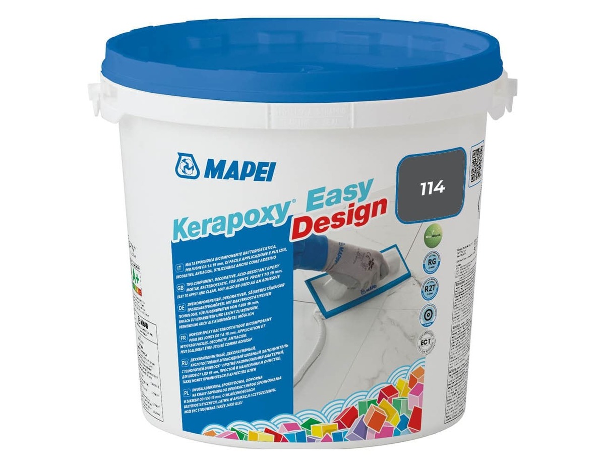 Spárovací hmota Mapei Kerapoxy Easy Design antracitová 3 kg R2T MAPXED3114 Mapei