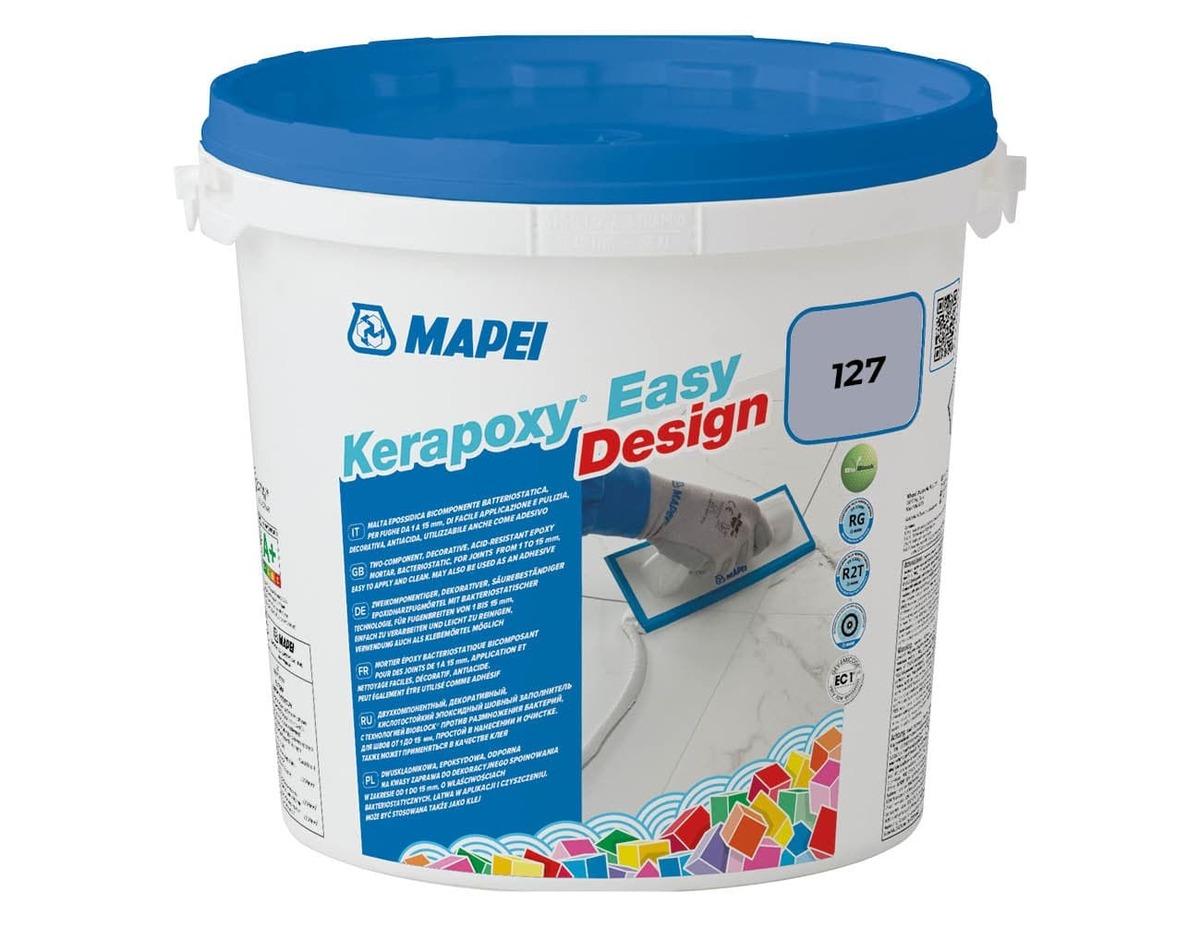 Spárovací hmota Mapei Kerapoxy Easy Design arktická šedá 3 kg R2T MAPXED3127 Mapei
