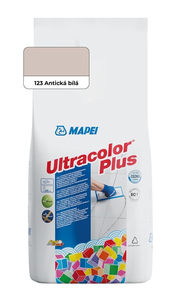 Spárovací hmota Mapei Ultracolor Plus antická bílá 2 kg CG2WA MAPU2123 Mapei