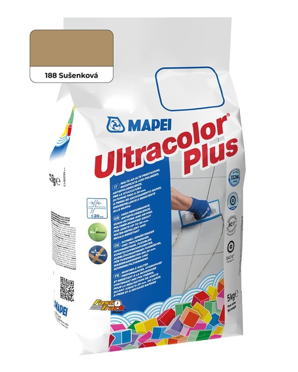 Spárovací hmota Mapei Ultracolor Plus sušenková 5 kg CG2WA MAPU188 Mapei