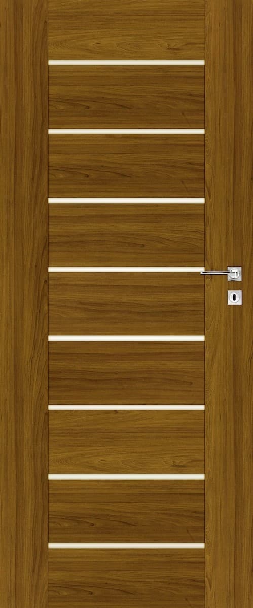 Interiérové dveře Naturel Perma levé 70 cm ořech karamelový