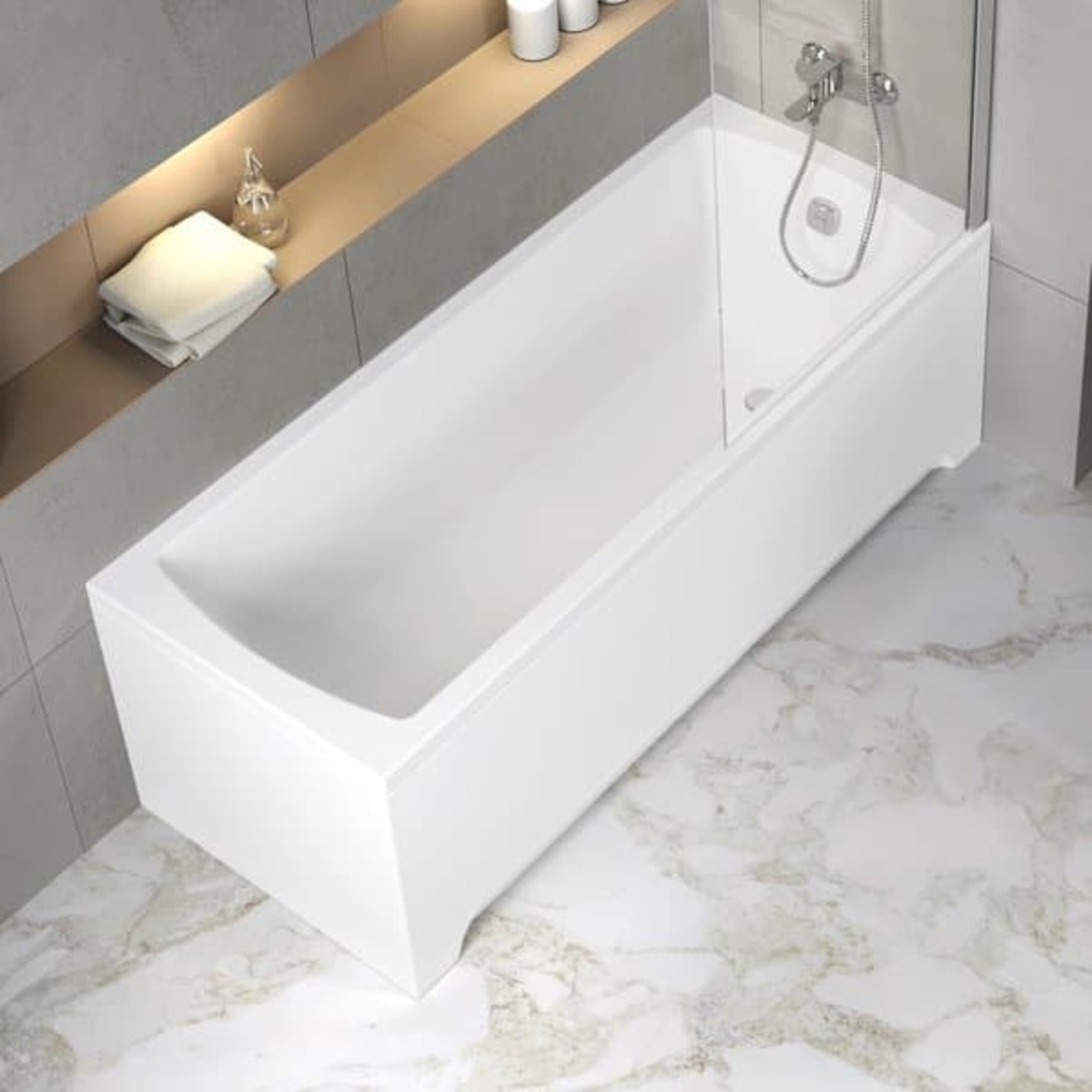 Obdélníková vana Ravak Classic II 70x170 cm akrylát levá i pravá CC51000000 Ravak