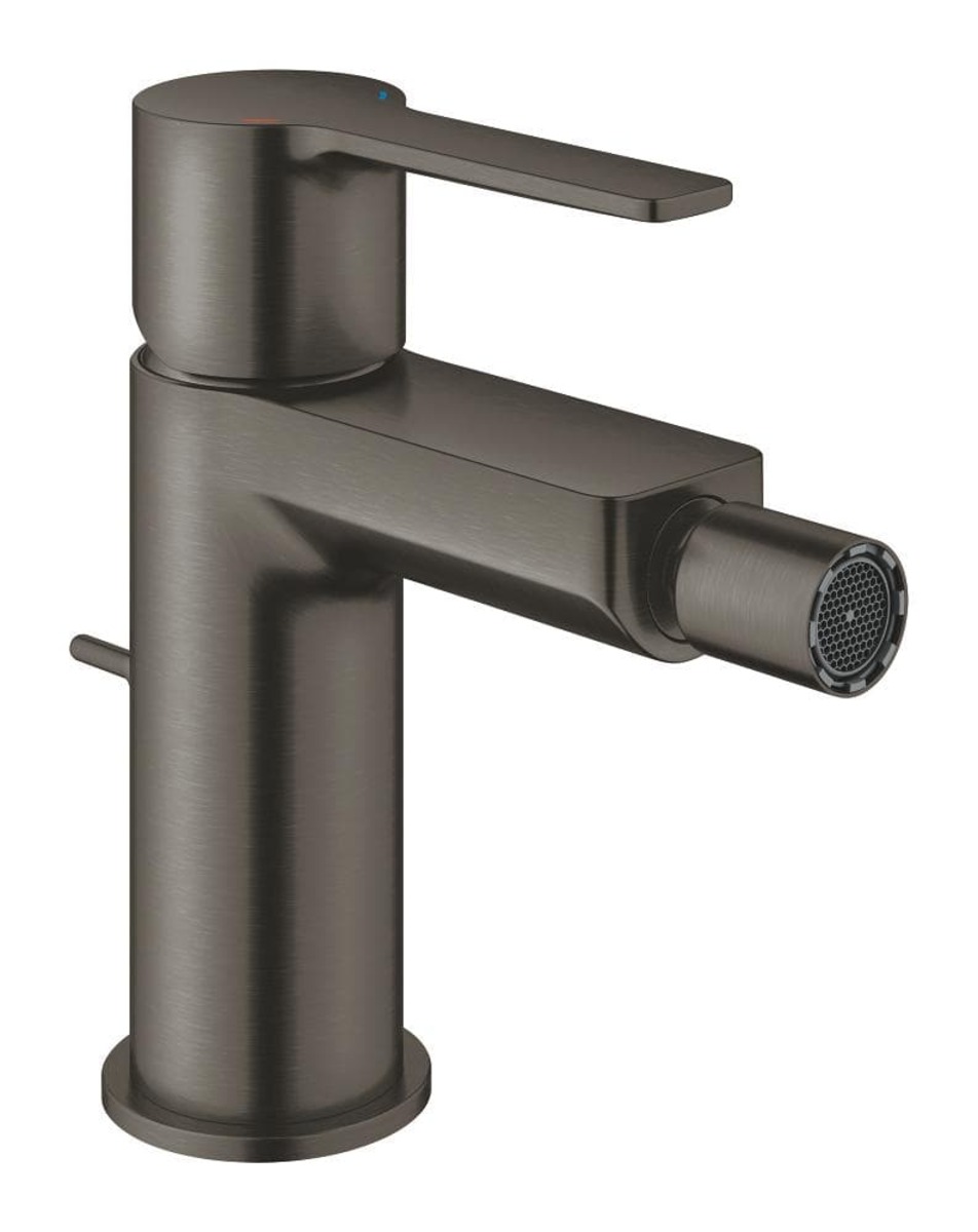 Bidetová baterie Grohe Lineare s výpustí kartáčovaný Hard Graphite 33848AL1 Grohe