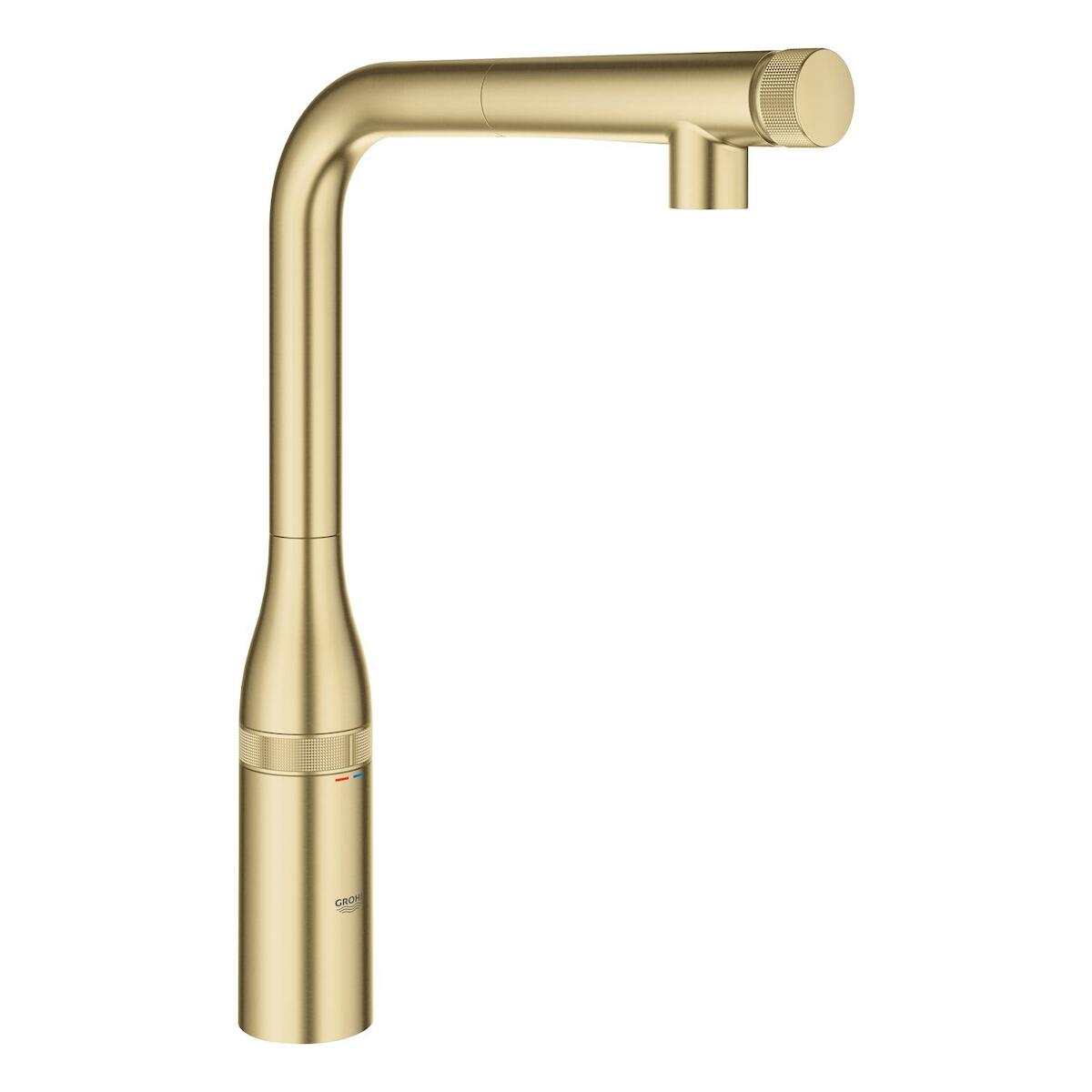 Dřezová baterie Grohe Essence SmartControl s otočným raménkem kartáčovaný Cool Sunrise 31615GN0 Grohe