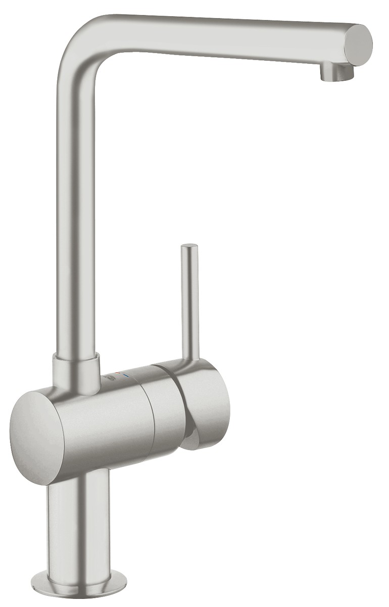Dřezová baterie Grohe Minta s otočným raménkem supersteel 31375DC0 Grohe