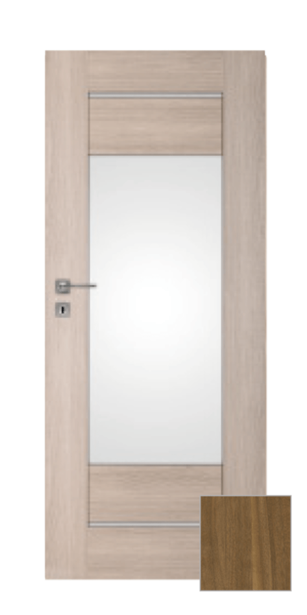 Interiérové dveře Naturel Perma levé 60 cm ořech karamelový PERMA3OK60L Naturel