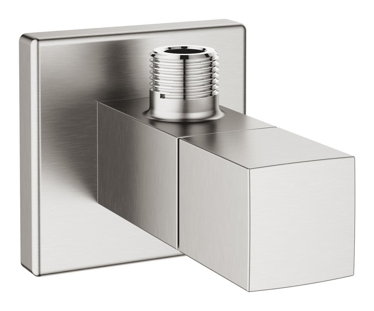 Rohový ventil Grohe Eurocube 1/2"x3/8" s krytkou supersteel 22012DC0 Grohe