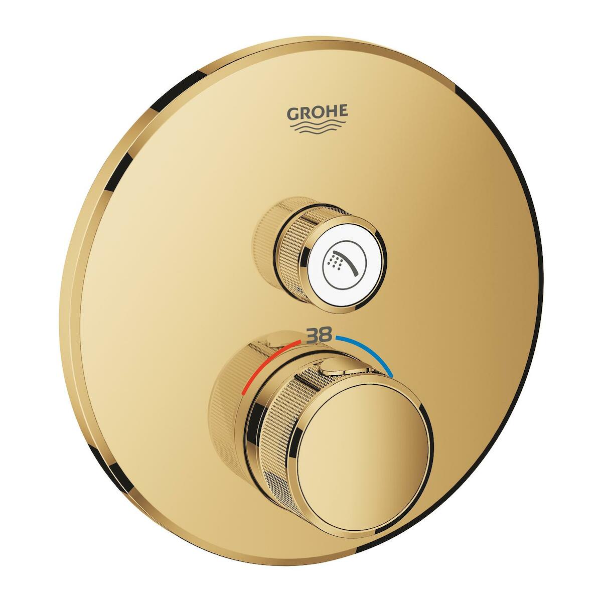 Sprchová baterie Grohe Grohtherm Smartcontrol bez podomítkového tělesa Cool Sunrise 29118GL0 Grohe