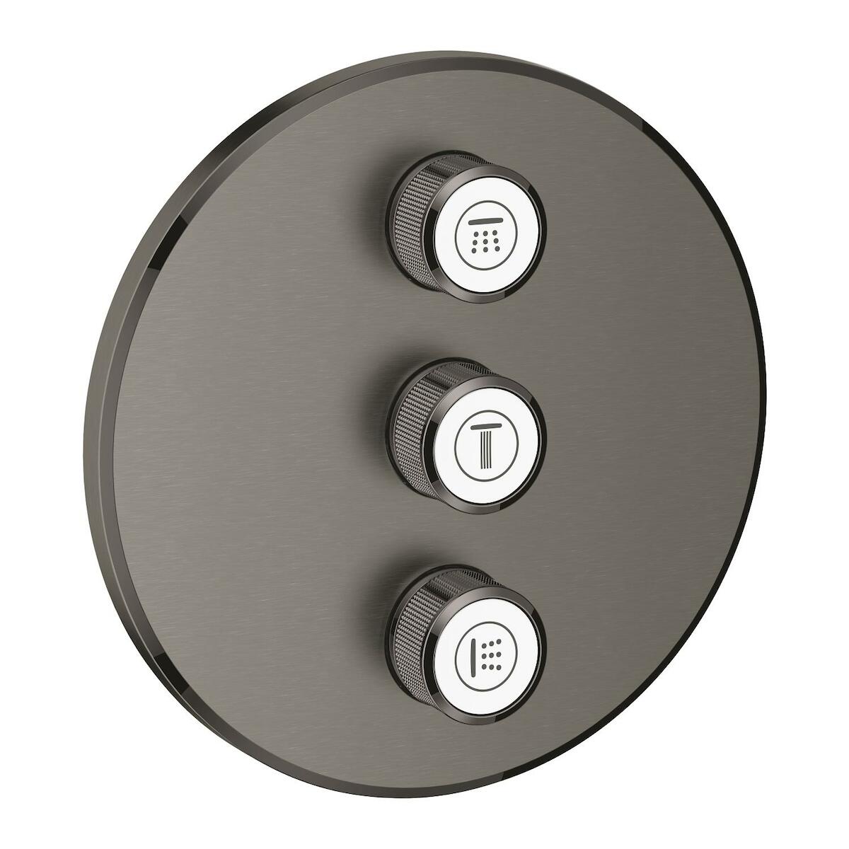 Termostat Grohe Smart Control bez podomítkového tělesa Brushed Hard Graphite 29122AL0 Grohe