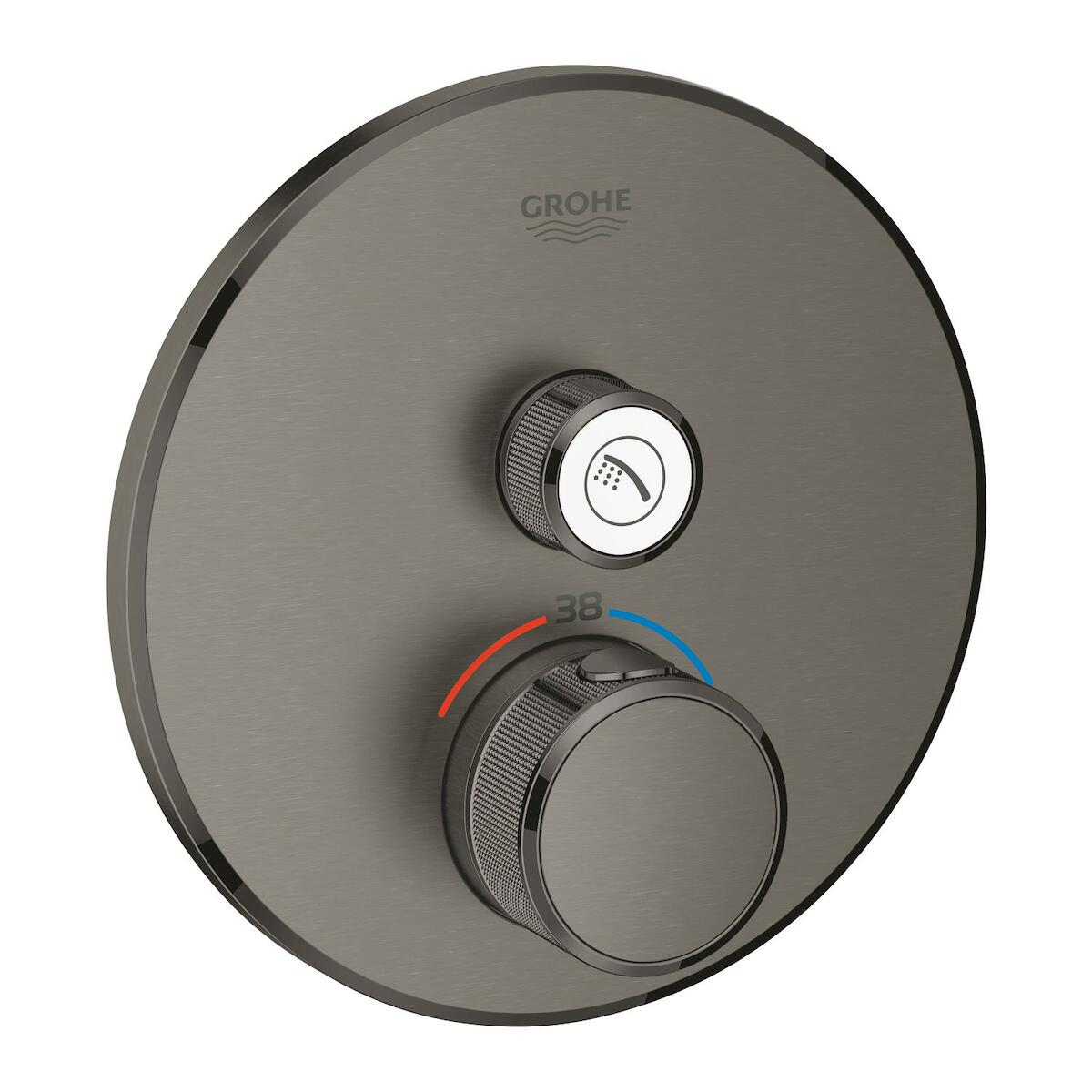Termostat Grohe Smart Control s termostatickou baterií Brushed Hard Graphite 29118AL0 Grohe
