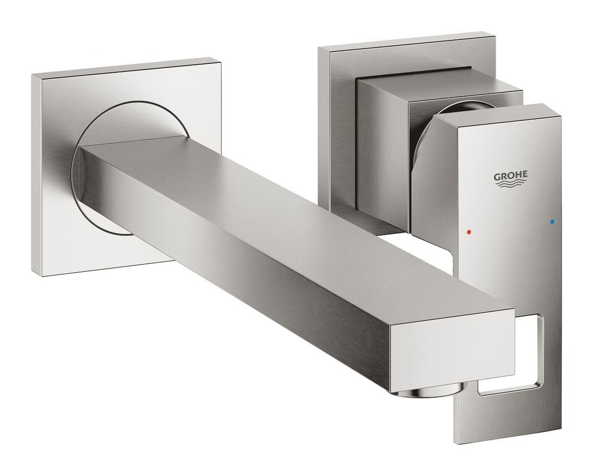 Umyvadlová baterie Grohe Eurocube bez podomítkového tělesa supersteel 23447DC0 Grohe