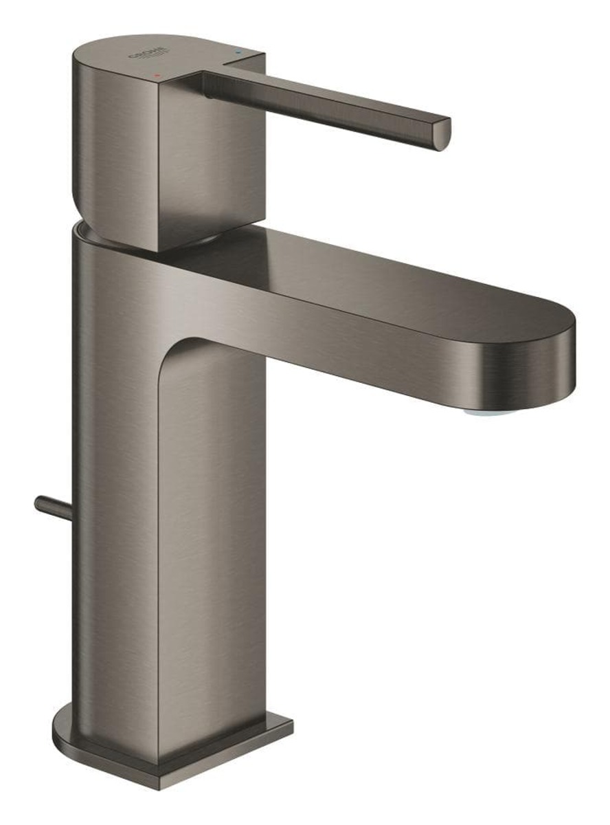 Umyvadlová baterie Grohe Plus s výpustí kartáčovaný Hard Graphite 32612AL3 Grohe