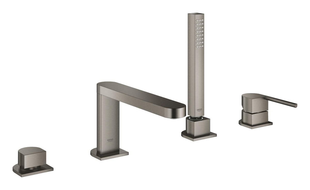 Vanová baterie Grohe Plus se sprchovým setem kartáčovaný Hard Graphite 29307AL3 Grohe