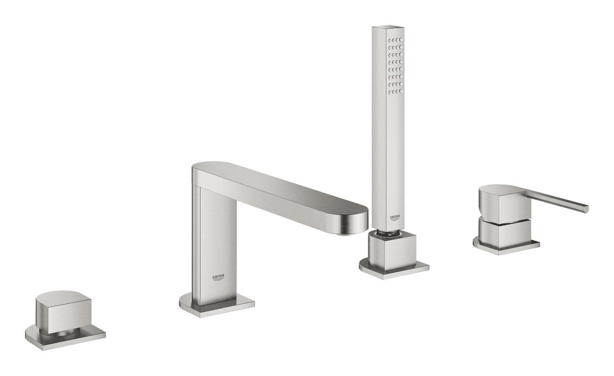 Vanová baterie Grohe Plus se sprchovým setem supersteel 29307DC3 Grohe