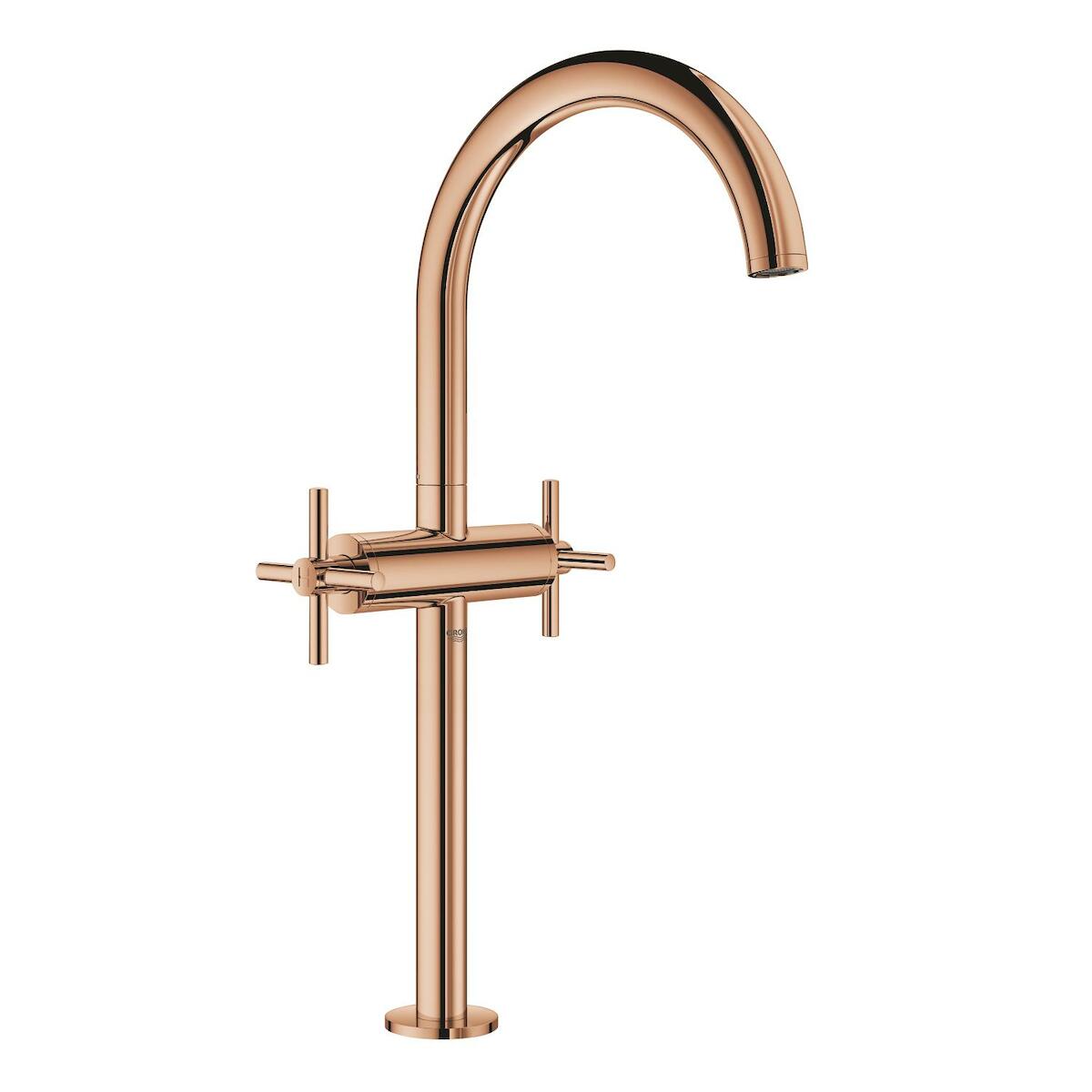 Vysoká umyvadlová baterie Grohe Atrio s clic-clacem Warm Sunset 21044DA3 Grohe