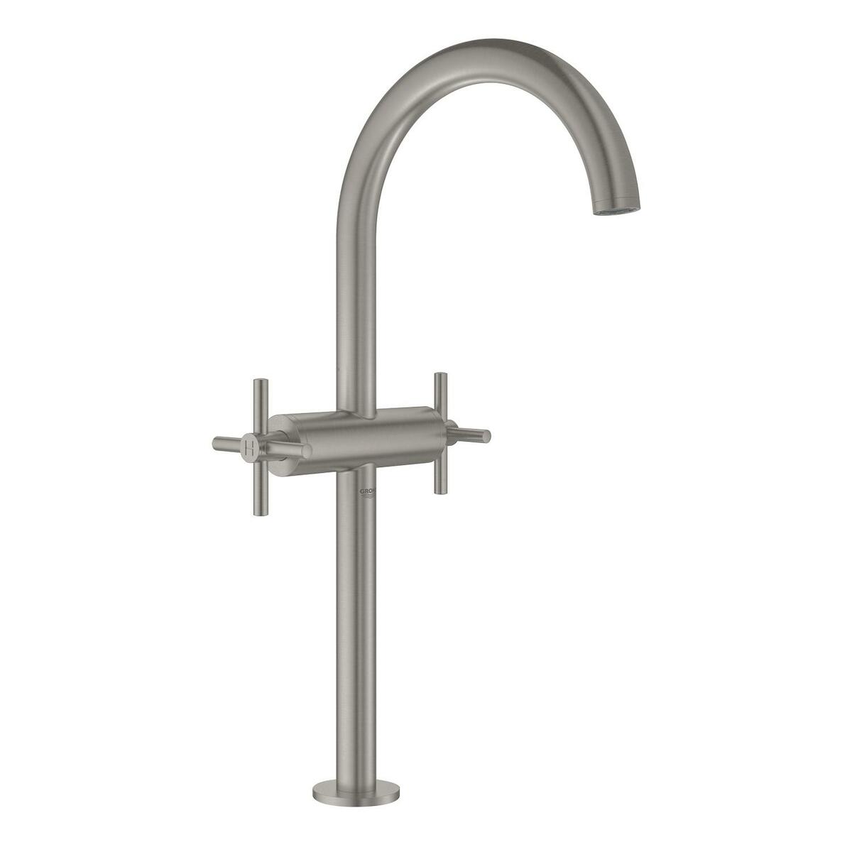 Vysoká umyvadlová baterie Grohe Atrio s výpustí supersteel 21044DC3 Grohe