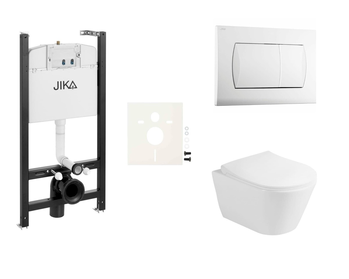 Závěsný wc set do lehkých stěn / předstěnová Glacera Ava SIKOJSAVA1 NO BRAND