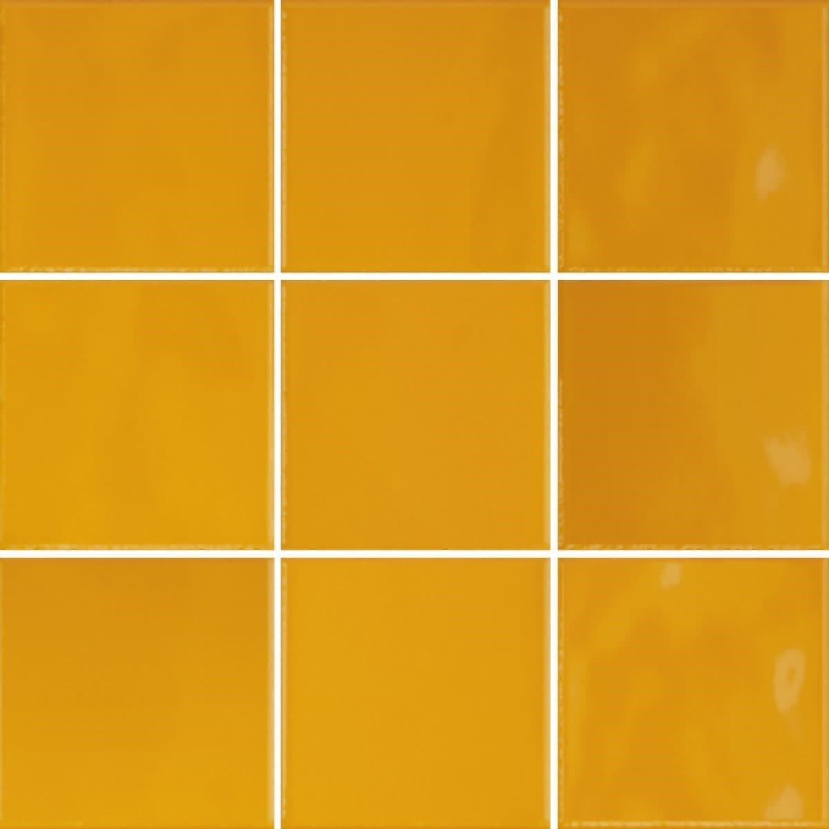 Obklad Vitra Retromix amber yellow 10x10 cm lesk K9484238 Vitra