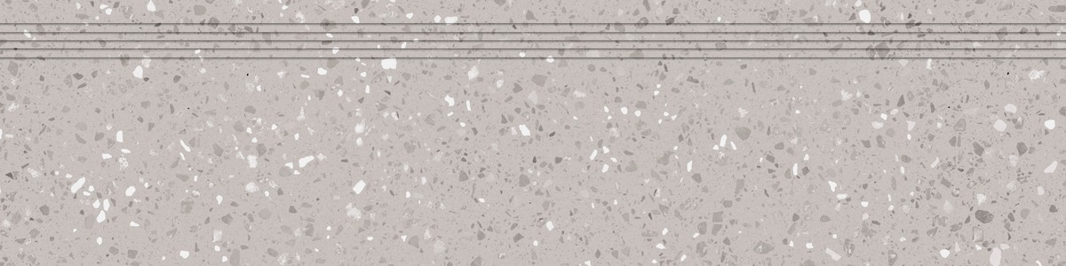 Schodovka RAKO Porfido šedá 30x120 cm mat / lesk DCPVF811.1 Rako