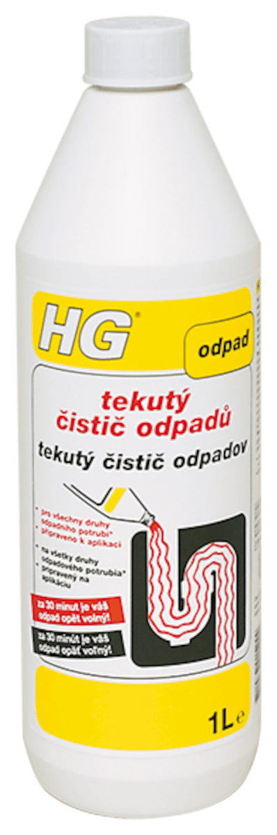 HG Tekutý čistič odpadů 1l HGTCO HG