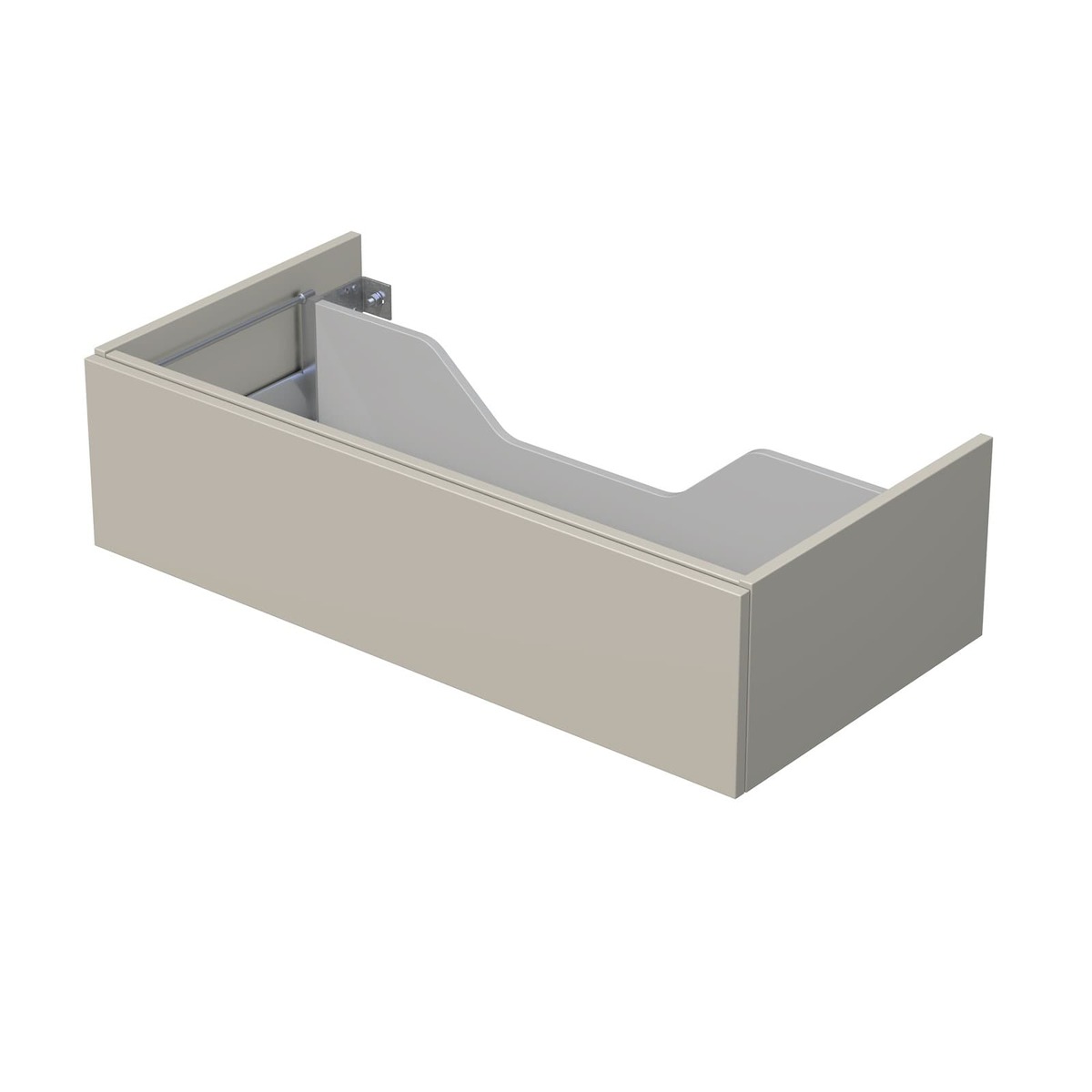 Koupelnová skříňka pod desku s 1 zásuvkou Naturel Ratio 100x26x50 cm kašmír mat ZB1001Z26PU.A3746 Naturel