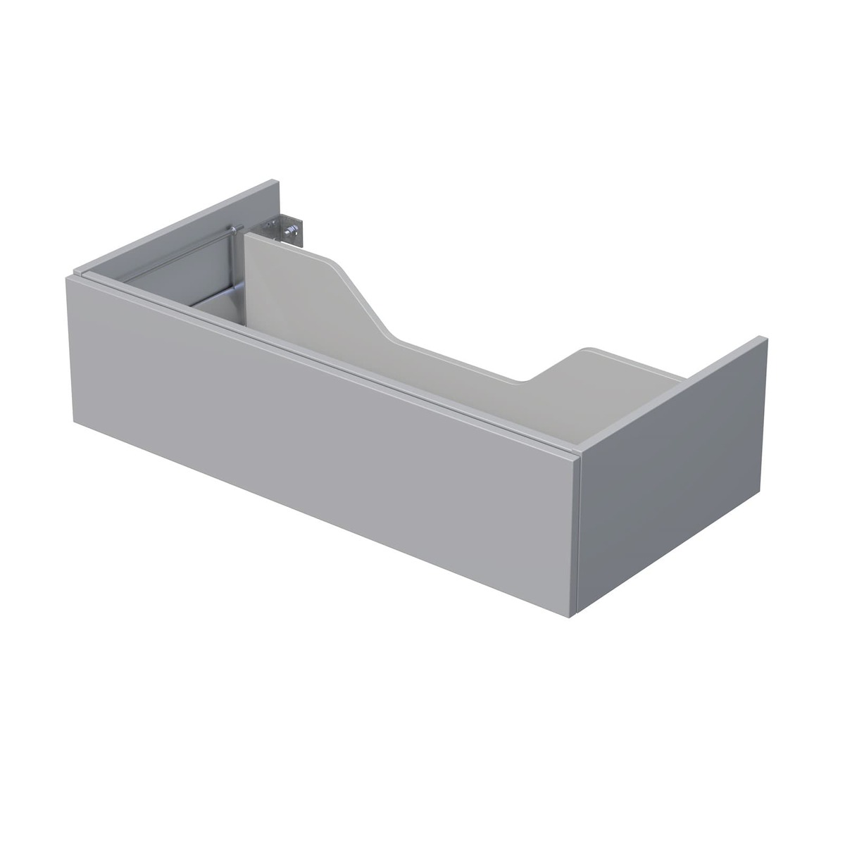 Koupelnová skříňka pod desku s 1 zásuvkou Naturel Ratio 100x26x50 cm šedá mat ZB1001Z26PU.A5866 Naturel