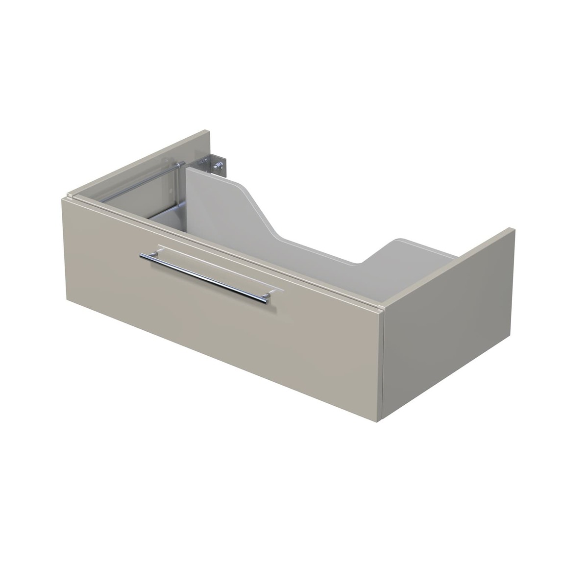 Koupelnová skříňka pod desku s 1 zásuvkou Naturel Ratio 90x26x50 cm kašmír lesk ZB901Z26.A3026 Naturel