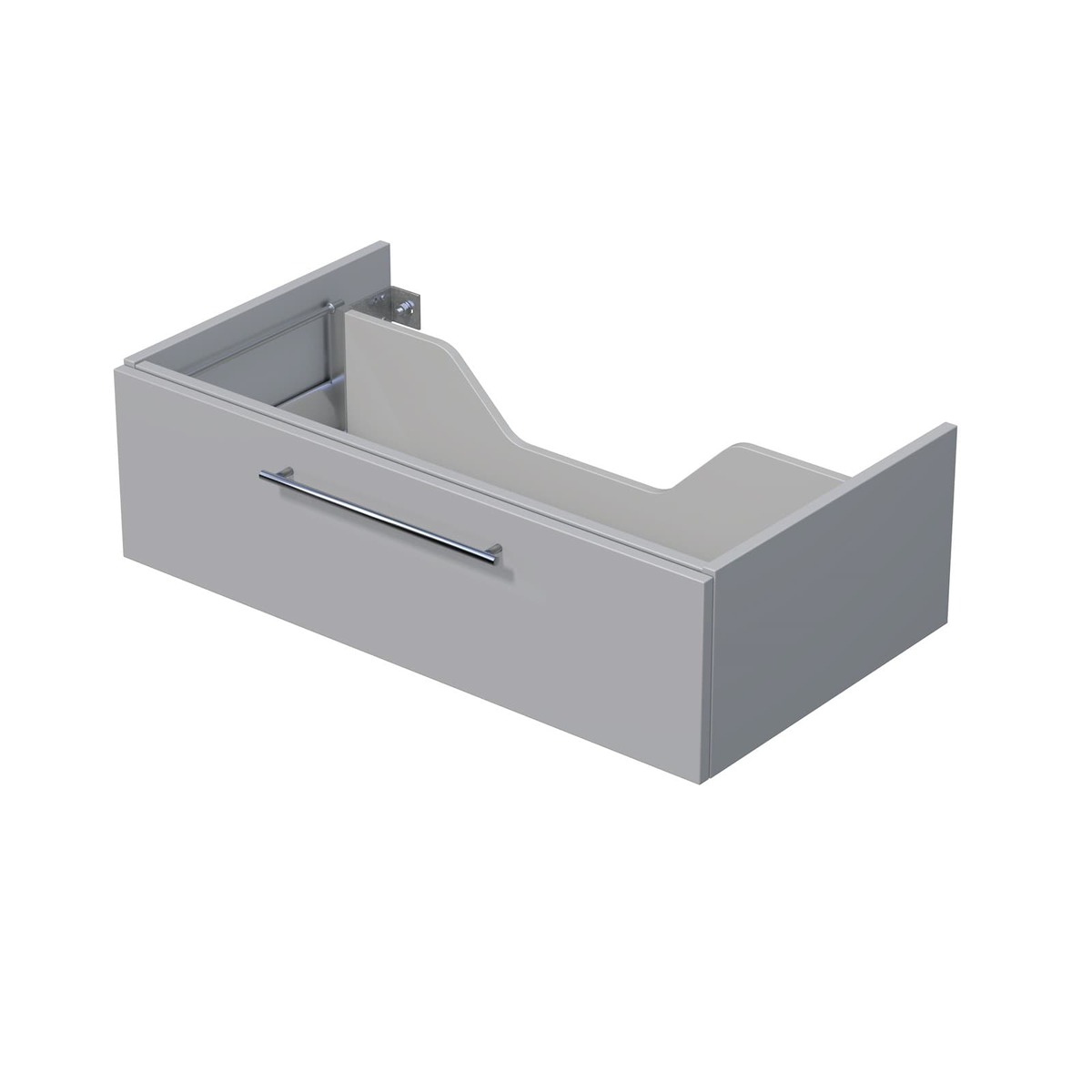 Koupelnová skříňka pod desku s 1 zásuvkou Naturel Ratio 90x26x50 cm šedá mat ZB901Z26.A5866 Naturel