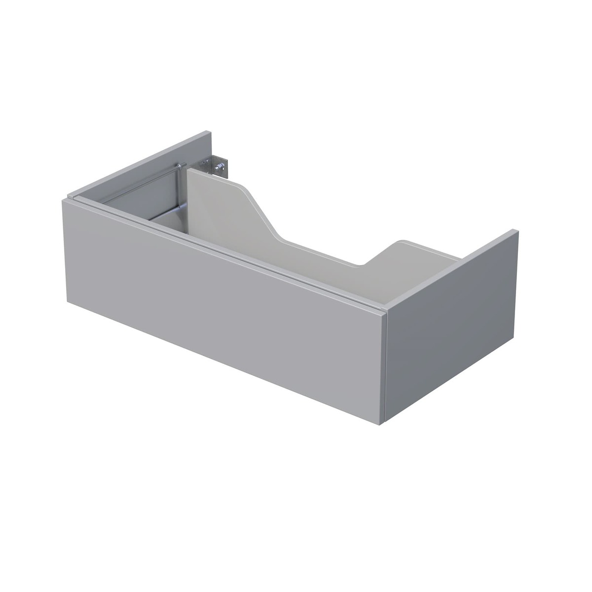 Koupelnová skříňka pod desku s 1 zásuvkou Naturel Ratio 90x26x50 cm šedá mat ZB901Z26PU.A5866 Naturel